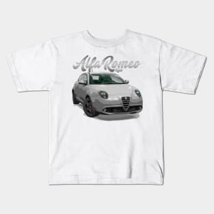 ALFA ROMEO Mito white front Kids T-Shirt